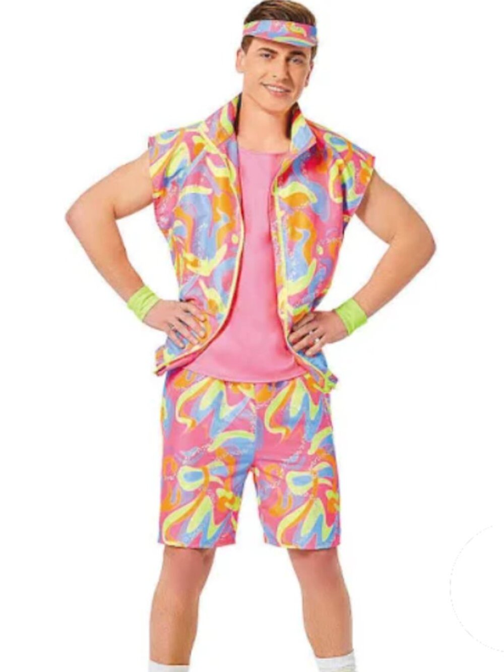 Barbie Movie Rollerblade Ken Costume Adult Large 42-44 Licensed Halloween NWT